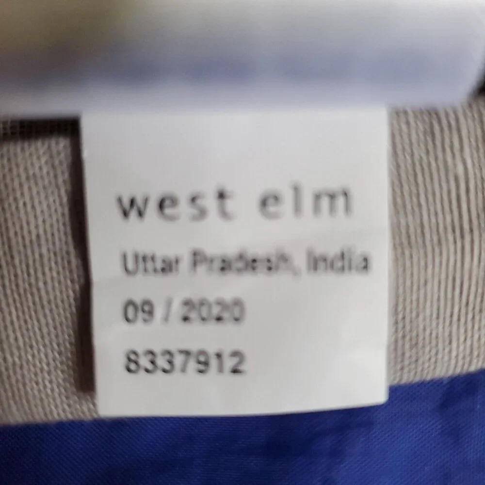 NWT West Elm Pillow Cover 18x18